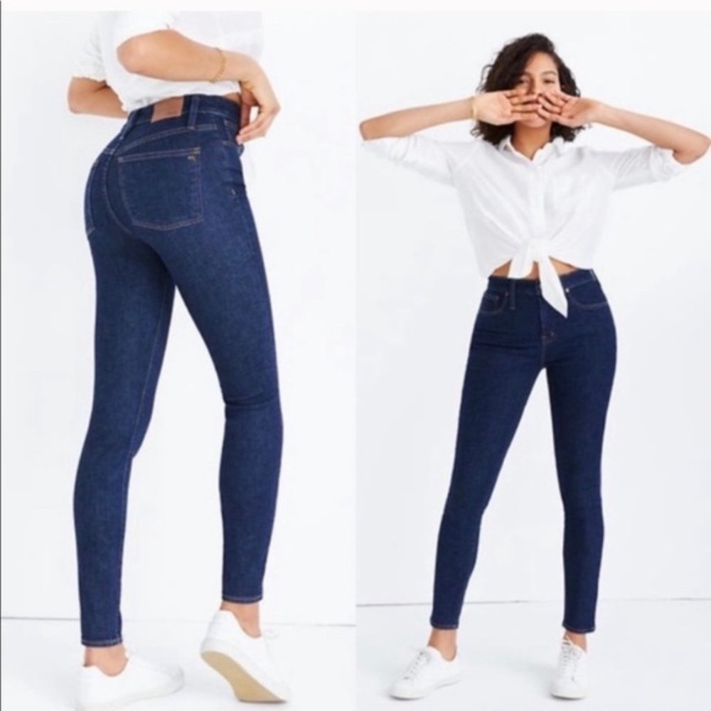 Madewell, HR Curvy Skinny Jeans in Lucille Wash